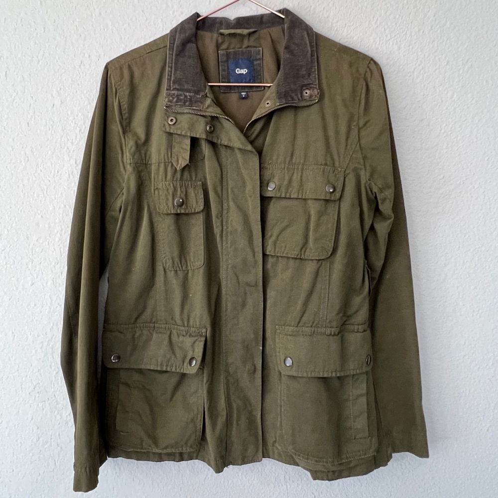 Gap Olive Green Utility Field Jacket